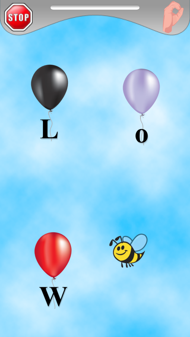 Screenshot #1 pour A Bee Sees - Learning Letters, Numbers, and Colors