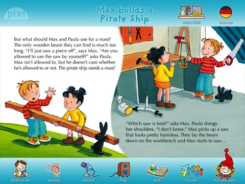 Pixie Book "Max Builds a Pirate Ship" screenshot 2