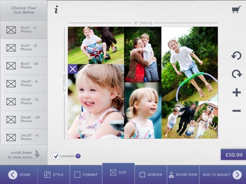 Photo Canvas for iPad by Zippi screenshot 2