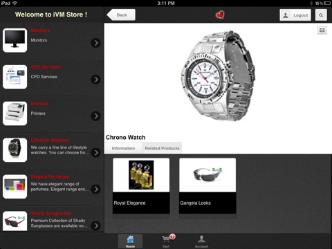 iVM-iPad for VirtueMart screenshot 3