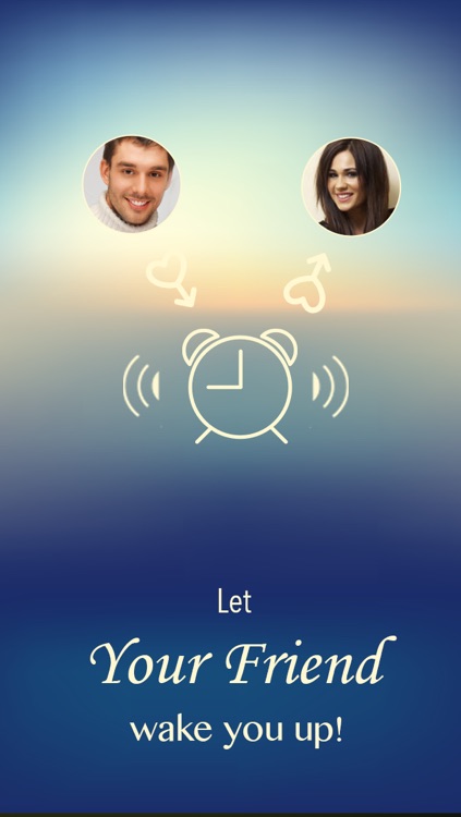 Social alarm clock make you want to wake up! - Share your alarm clock with family and friends!