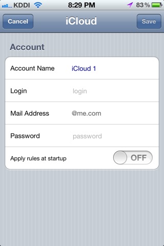 IMAP Folders (auto sort mail) screenshot 2