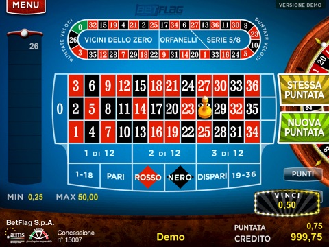 Betflag ROULETTE HD screenshot 4