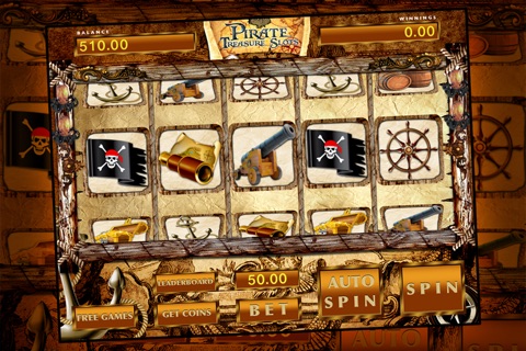 A Pirate Treasure Slots Pro - Jackpot Casino Action With Free Bonus screenshot 2