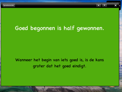 Screenshot #6 pour Spreekwoorden NL