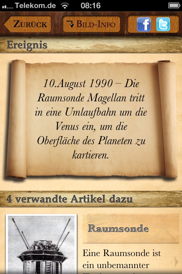 Geschichtskalender (Free) screenshot 3