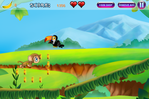Brave Baby Monkey - Jungle Jump and Run Adventure - Full Version screenshot 2