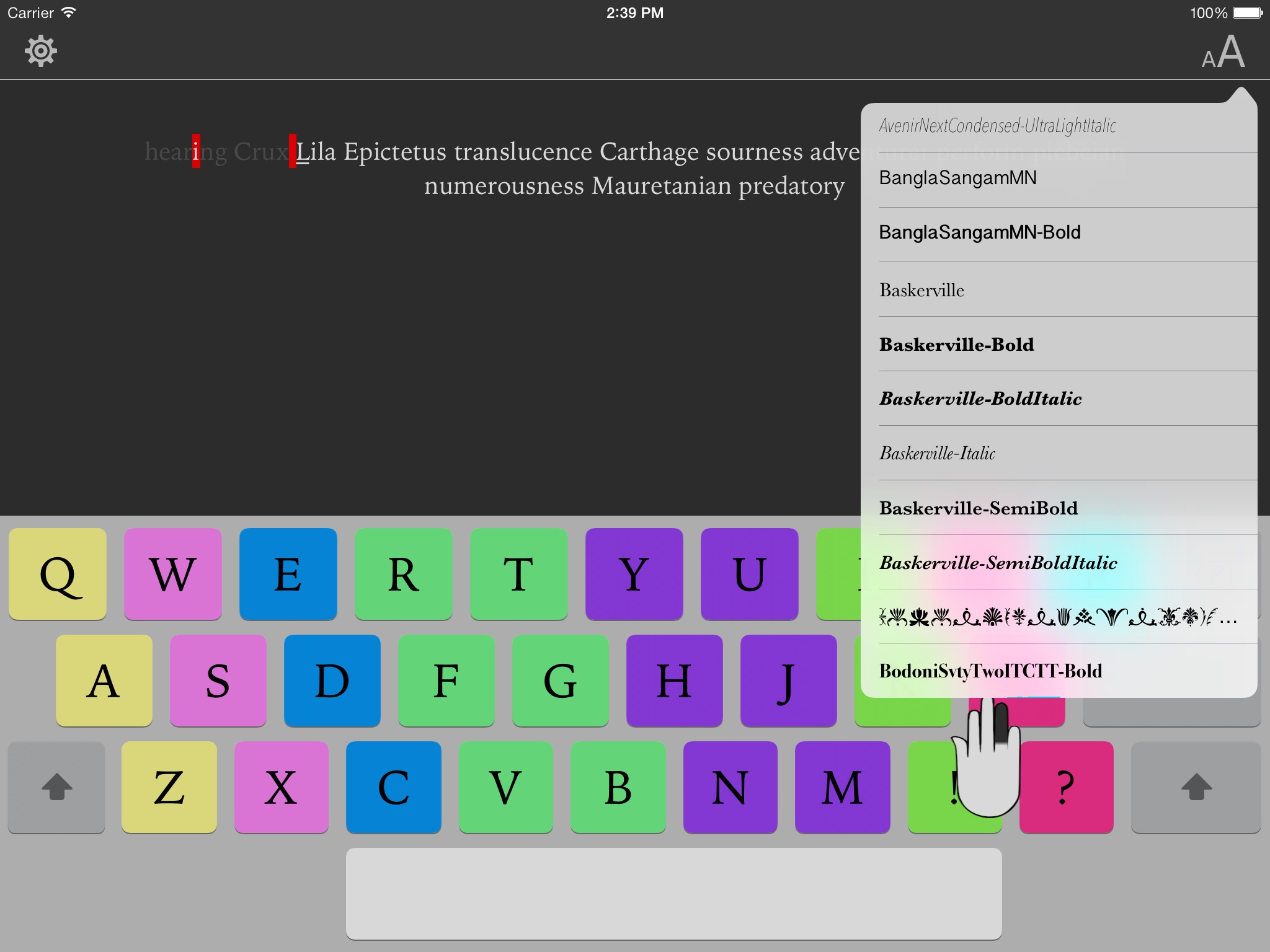 Typing Tutor for iPad screenshot 3