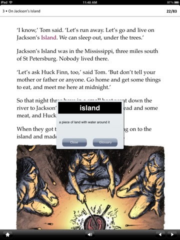 The Adventures of Tom Sawyer: Oxford Bookworms Stage 1 Reader (for iPad) screenshot 3