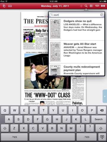 Press-Enterprise P-Edition for iPad screenshot 2