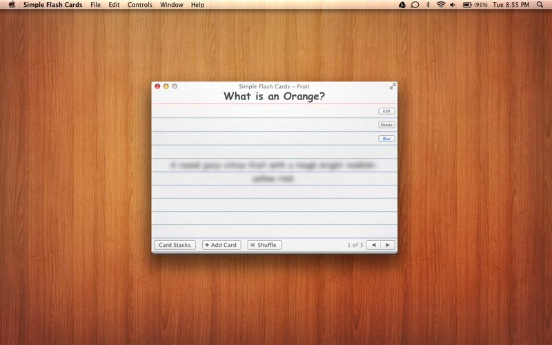 Screenshot #2 pour Simple Flash Cards