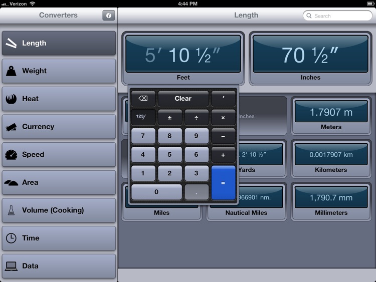 Converter for iPad (units and currencies) screenshot-3