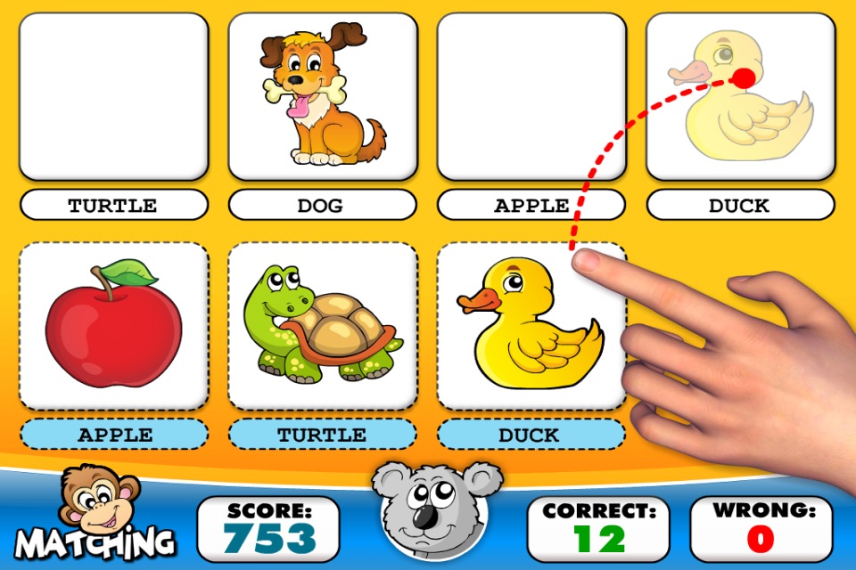 First Words 7+2 · Early Reading A to Z, TechMe Letter Recognition and Spelling (Animals, Colors, Numbers, Shapes, Fruits) - Learning Alphabet Activity Game with Letters for Kids (Toddler, Preschool, Kindergarten and 1st Grade) by Abby Monkey® screenshot 4