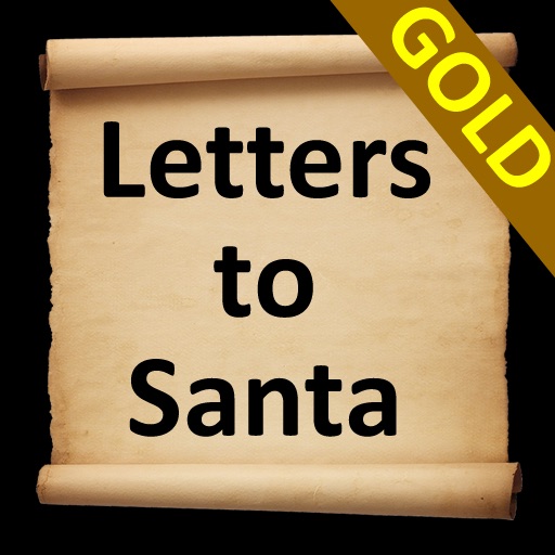 Letters to Santa Gold Icon