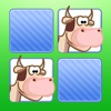 Memo Game Farm Animals for kids and toddlers