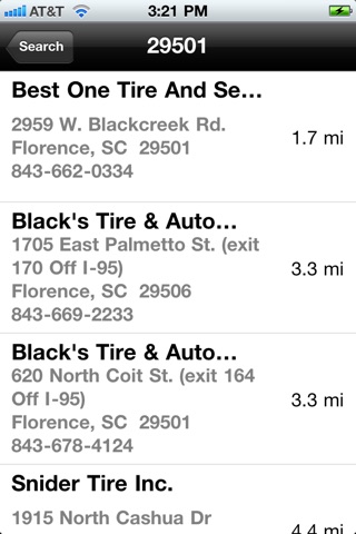 Continental Truck Tires Dealer Locator screenshot 2