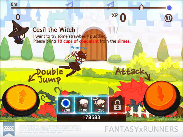 ‎FANTASYxRUNNERS Screenshot