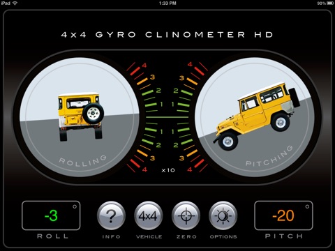 4x4 Gyroscope Clinometer HD screenshot 4