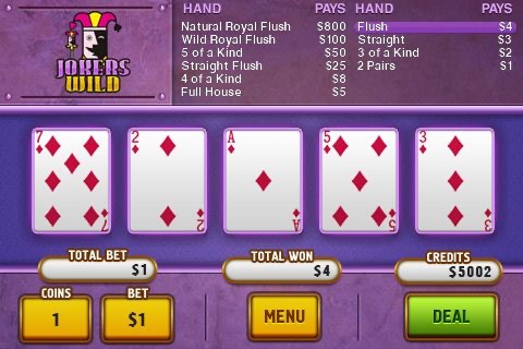 Hoyle Video Poker: Lite screenshot 3