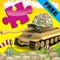 Happy Bernard's puzzles for kids. "In The Air And Sea" and "Military Vehicles". Free