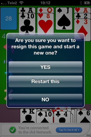 The Idiot Aces Up Solitaire Free screenshot 2