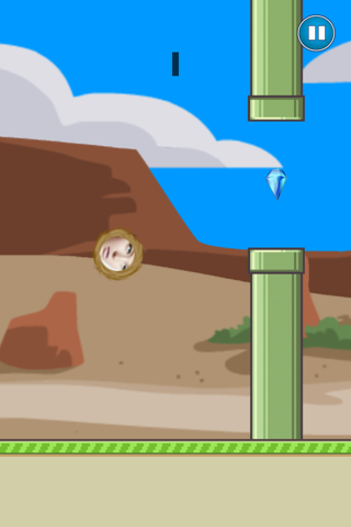 Flappy Winds Online - Heroes of the Tumbleweed screenshot 2