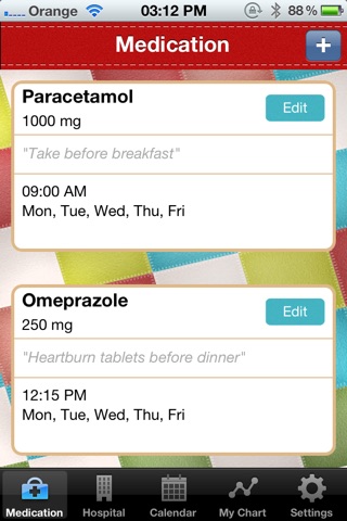 iDiary Meds screenshot 2