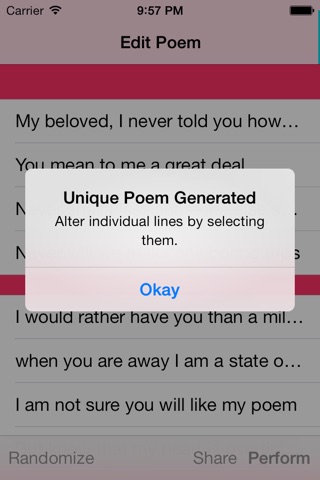 Love Poem Generator screenshot 3