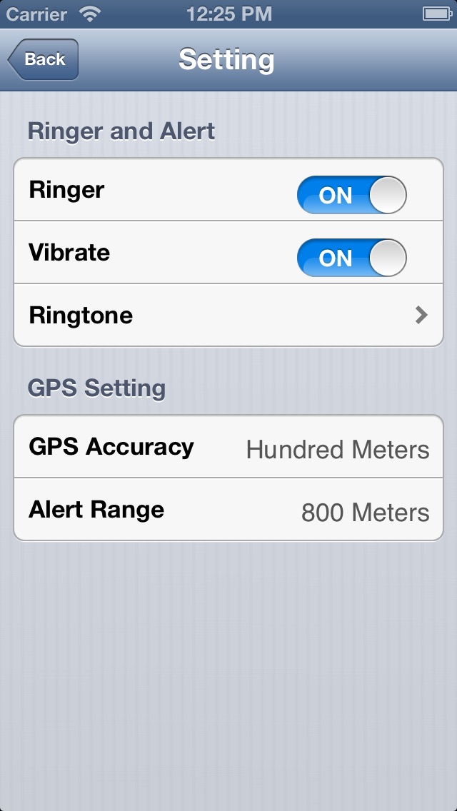 GPSの目覚し時計 screenshot1