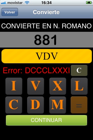 Aprende Numeros Romanos screenshot 2