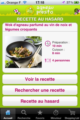 Recettes Agneau Presto screenshot 2