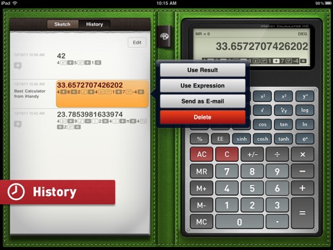 iHandy Calculator HD Pro screenshot 4