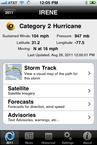 Hurricane Monitor screenshot 4