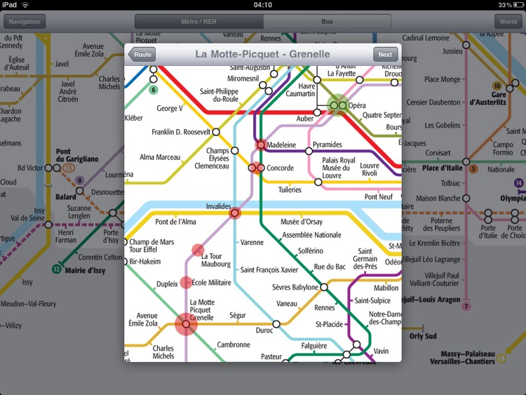 Paris Metro for iPad