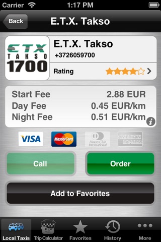 TaxiPal screenshot 2