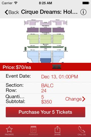 Red Zone Tickets screenshot 4