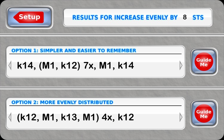 Knit Evenly Calculator