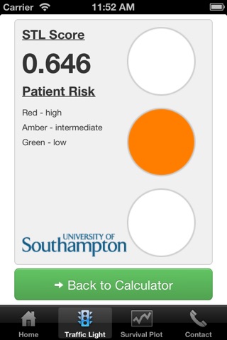 Southampton Liver Traffic Light Calculator Test screenshot 2