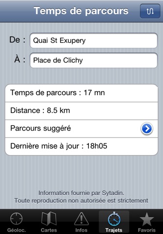 Paris Trafic screenshot 4
