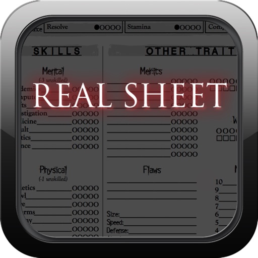 Real Sheet: NWOD Geist