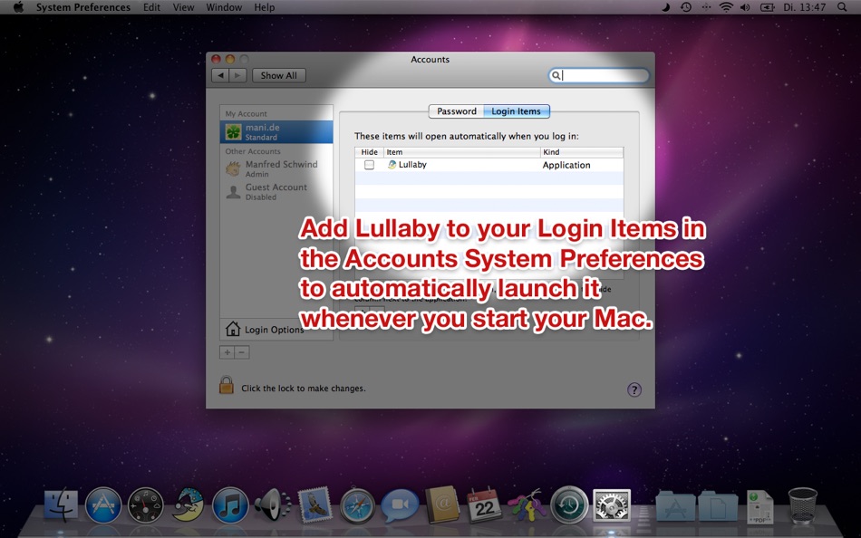 #5. Lullaby for Mac OS X (macOS) 由: mani.de
