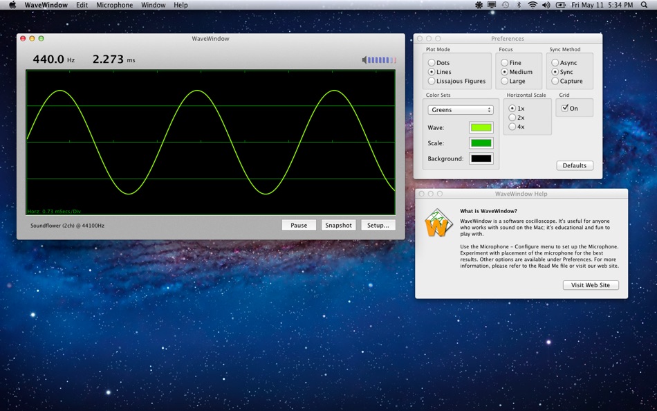 #1. WaveWindow (macOS) Podle: Laidman & Katsura