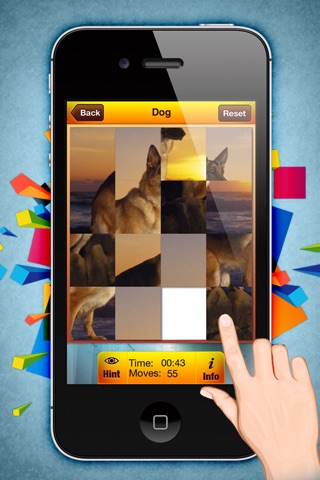 Fun and Learn : Sliding Puzzles - Solving Box Jigsaw Slide Puzzle Game Specially for Kids screenshot 4