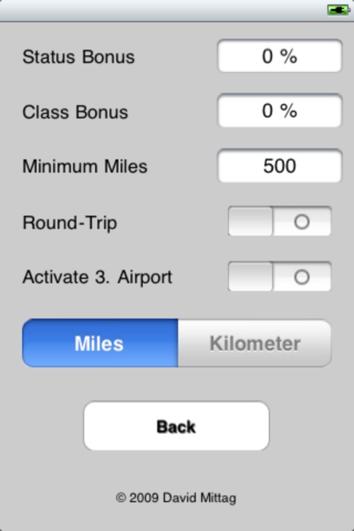 Air Milage Calculator