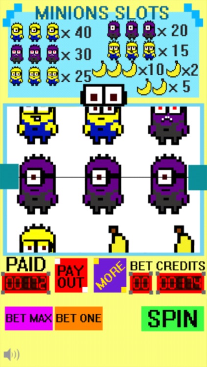 Pixel Minion Block Slots : Free Casino Slot Machine, Win the Jackpot