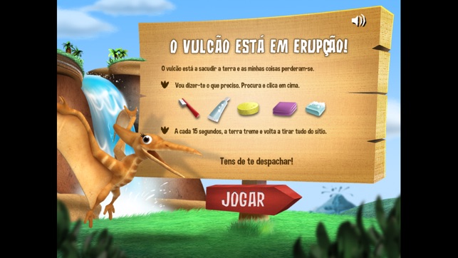 O vulcão Dinosaurus