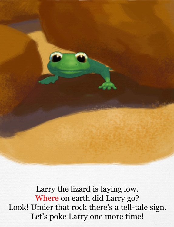 Lazy Larry Lizard bedtime story book for preschoolers - Wasabi Productions