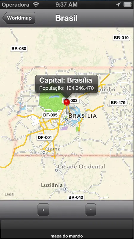 Mapa do Mundo screenshot 3 of 5