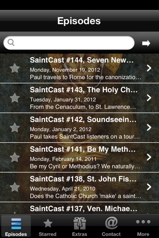 The SaintCast App screenshot 2
