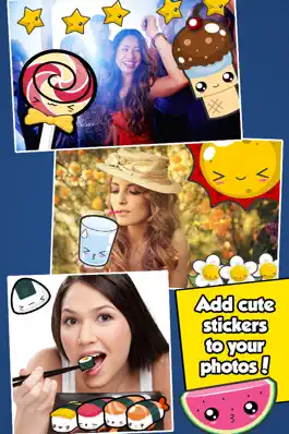 Game screenshot InstaCute Photo Editor - An Awesome Camera Booth App with Cute Kawaii Style Stickers to Dress Up your Picture Images mod apk